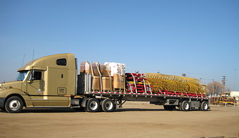 a load of hayrakes from nikkel iron works